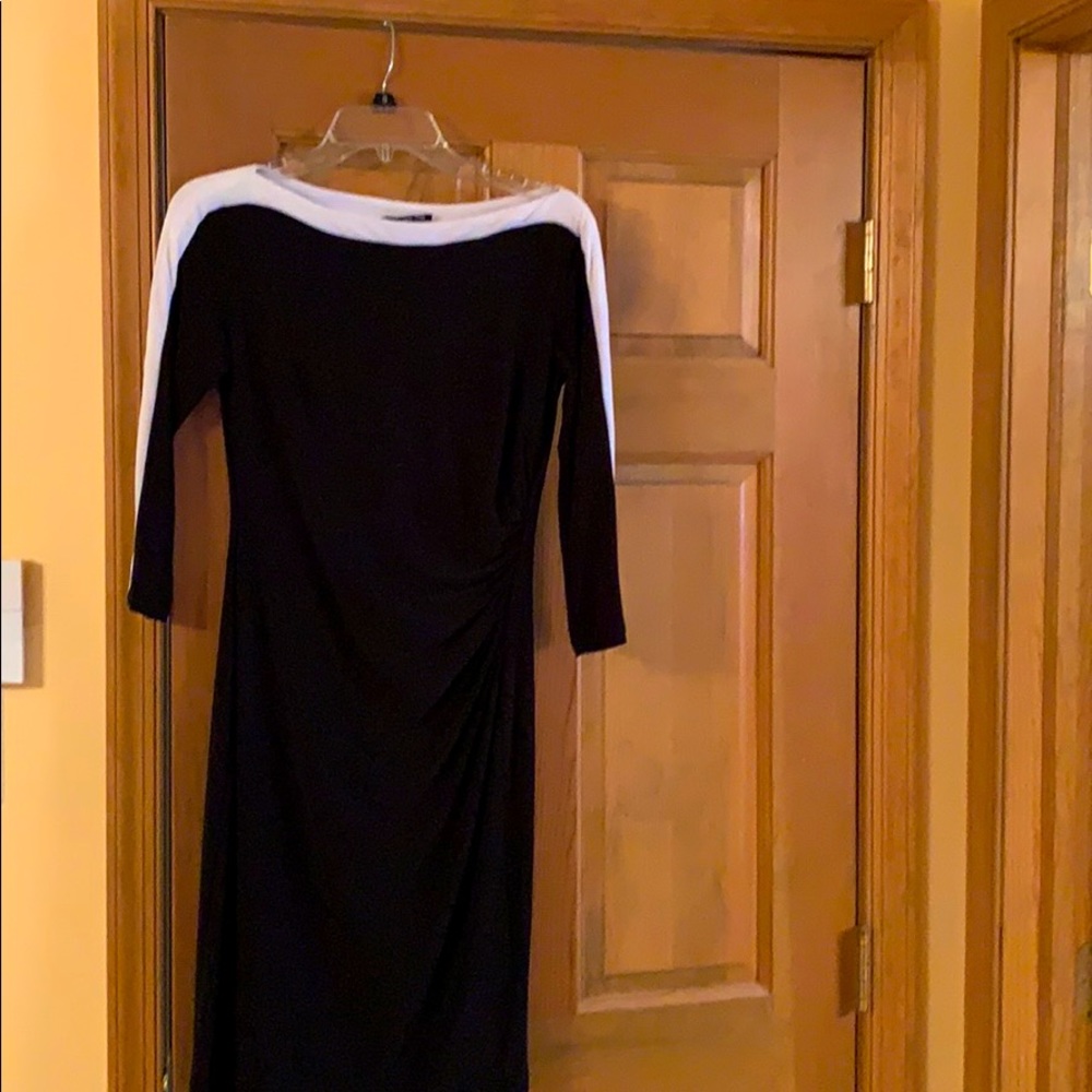 Black and white chaps  dress